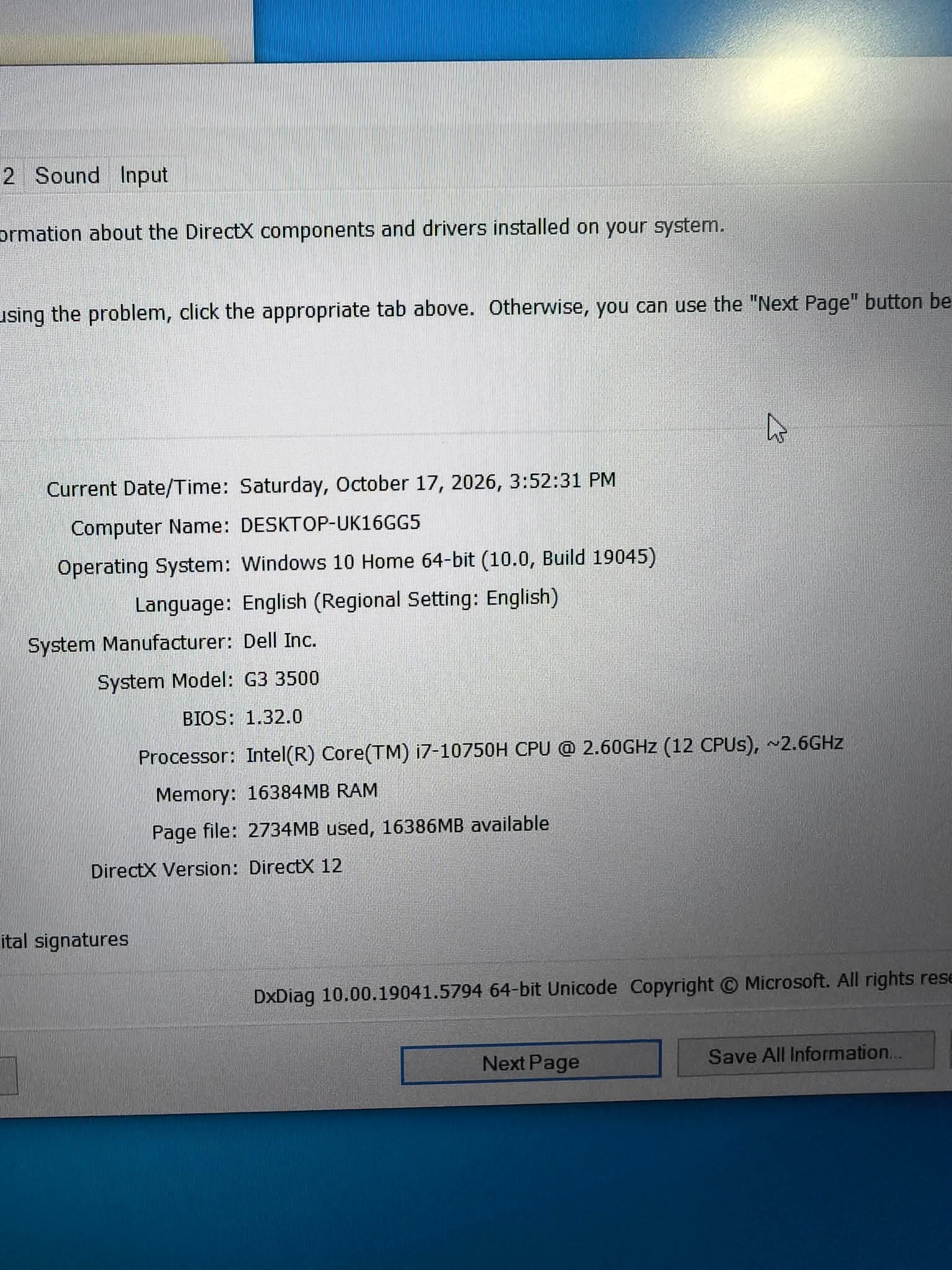 Dell Gaming G3 3500 – i7 Gen 10, GTX 1650 Ti 4GB, màn 120Hz
