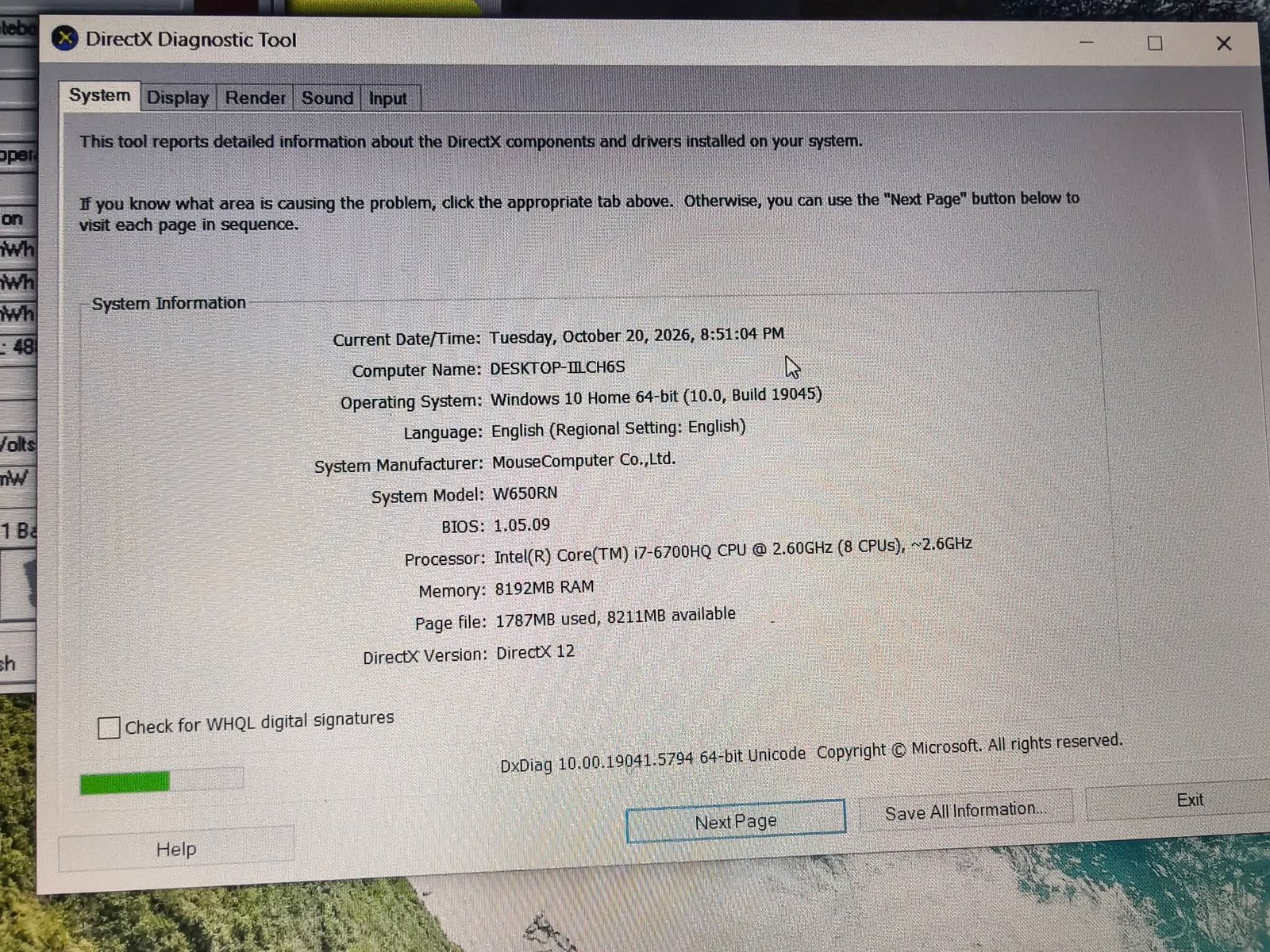 MOUSECOMPUTER W650RN – CORE i7-6700HQ, VGA RỜI 2GB