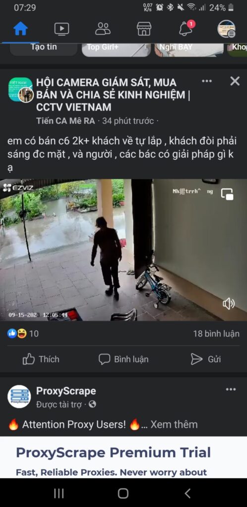 lắp đặt camera an ninh giá rẻ hình đen