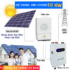 Gói Hệ Thống Điện Mặt Trời 10KWP (Lưu Trữ 15KWH) – Giảm 4-5TR (Dùng Ban Đêm hoặc Cúp Điện)