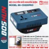 Đế chuyển đổi nguồn điện BOSHUN BS-CD220PRO chuyển từ pin 21v lên 110 - 220v, Chân pin phổ thông 4cm