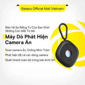 Baseus Máy Dò Ống Kính Ẩn Bảo Vệ An Ninh Chống Nhìn Trộm Phát hiện camera