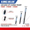 Combo 2 mũi bắn vít chống trượt KingBlue V65R/ V100R/ V150R thép S2 Chống trượt hạn chế tối đa tuôn đầu, từ tính cao