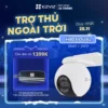 Camera WIFI EZVIZ H80X DUAL 4K Ống Kính kép, Phòng thủ chủ động với còi báo động & đèn chớp