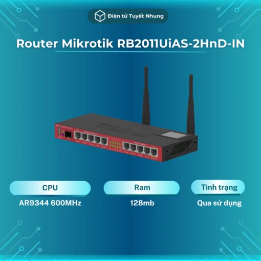 Router Cân Bằng Tải Mikrotik RB2011UiAS-2HnD-IN, Thiết Bị Cân Bằng Tải Mikrotik BH 1-1